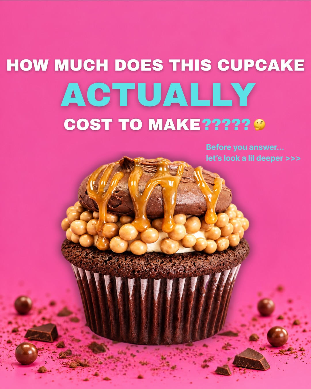 Pink card: How much does this cupcake actually cost to make?