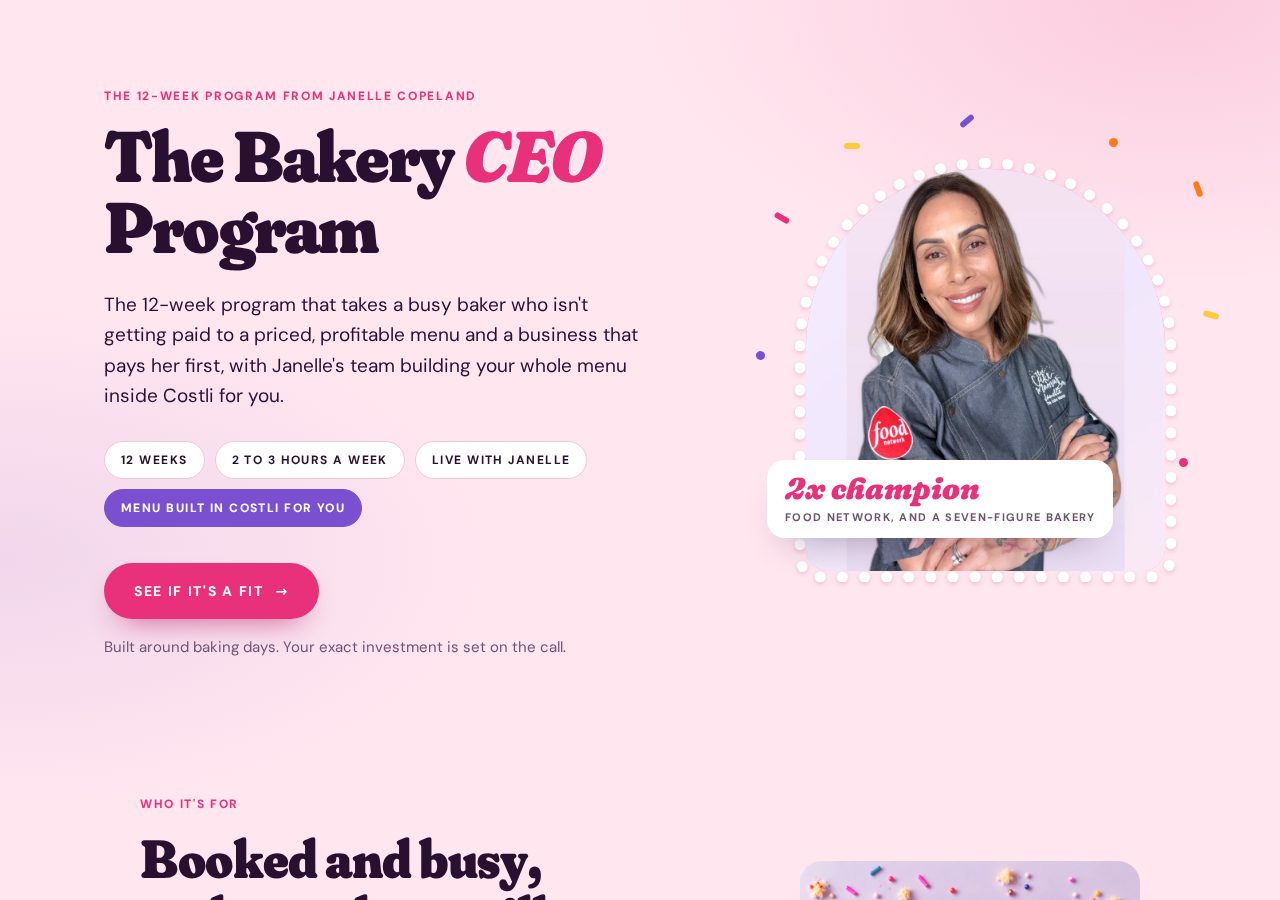 The Bakery CEO Program preview